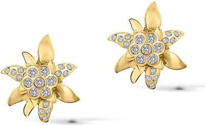 Crystalp Edelweiss Edelweiss Earrings with Crystals 4150.G (Edelweiss)