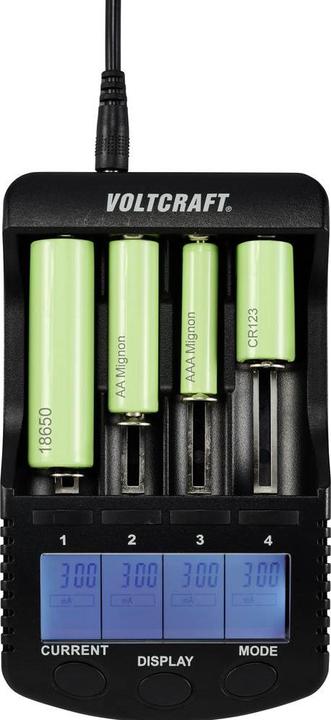 Produktbild Voltcraft Rundzellen-Ladegerät CC-2 (1 Stk., AA, AAA, Ladegerät inkl. Akku)