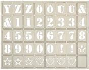 Produktbild Rayher Holz Buchstaben für Letterboard, FSC 100%, natur