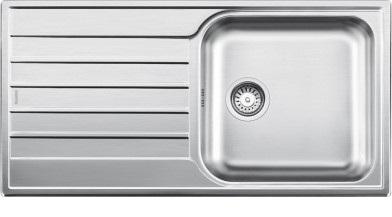 Actual product image Blanco Zlewozmywak Livit XL 6 S stal szczotkowana z korkiem automatycznym (518519) (Top-mounted sink, 50 cm, 100 cm)