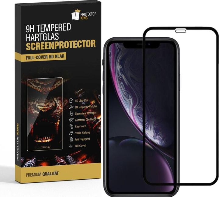 Produktbild Protectorking 1x echtes Tempered 9H Panzerhartglas 3D KLAR (1 Stück, Apple iPhone X)