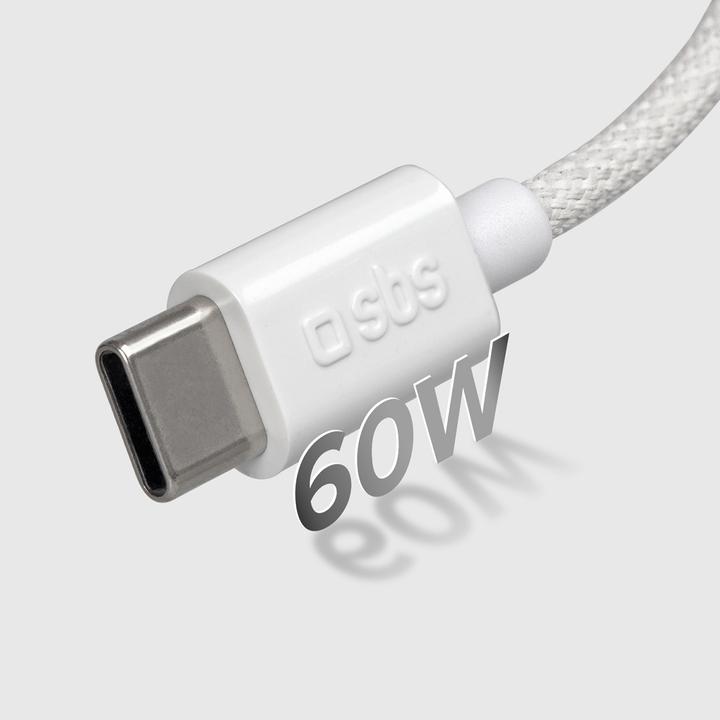 Image du produit SBS Connecteur USB-C vers USB-C gris (1.50 m, USB 2.0)