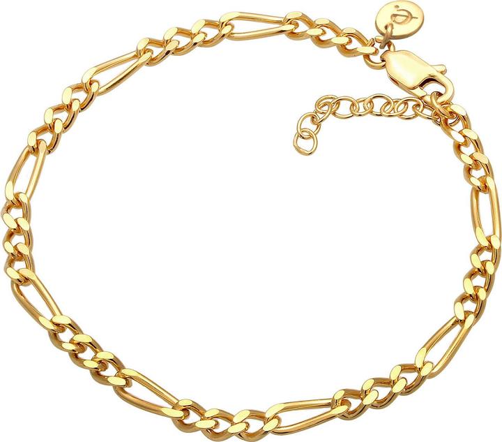 Elli Basic Armband, Figaro (16 cm, 925er Sterling Silber)