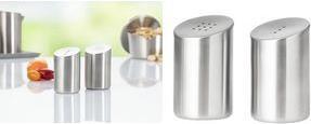 Produktbild Esmeyer Salz- & Pfefferstreuer-Set Vista silber 73,0 mm (Salz, Pfeffer)