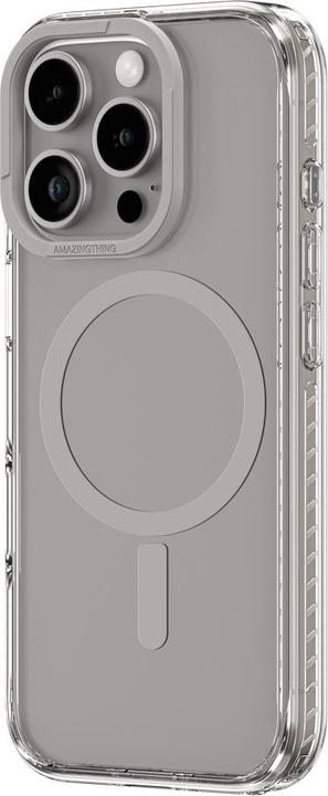 Produktbild Amazingthing Titan Pro Mag Case mit Magnetring für iPhone 16 Pro Max - Grau (Apple iPhone 16 Pro Max)