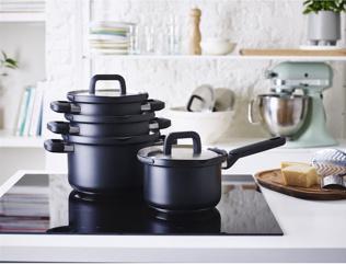 Actual product image BK Flow Cool cookware set 4-piece (Pan set + pot set)