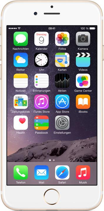Apple iPhone 6 (64 Go, Or, 4.70", SIM simple, 8 Mpx, 4G)