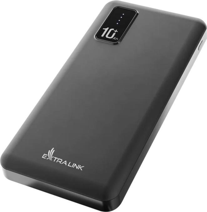 Immagine prodotto Extralink EPB-098B banca di energia ai polimeri di litio (LiPo) nera (10000 mAh, 37 Wh)