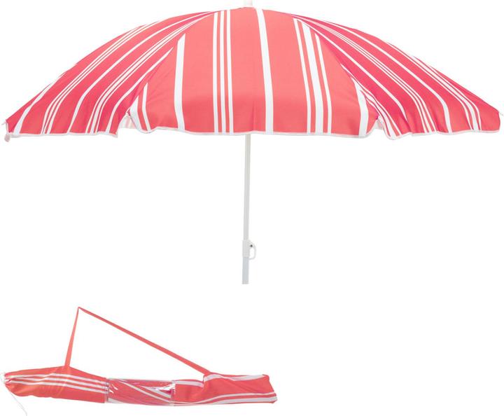 Produktbild Inda-Exclusiv Sonnenschirm Strandschirm Ø1,80m Polyester knickbar UV Schutz