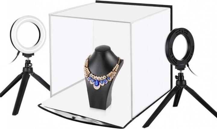 Actual product image Puluz Photo Studio Box 30m with 2x Ring Light (Ring light)
