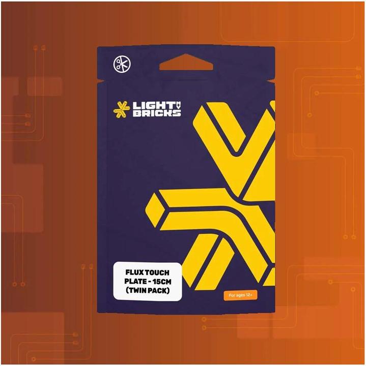 Actual product image Light my bricks LMB 2.0 Flux Touch Plate 15cm (Twin Pack)