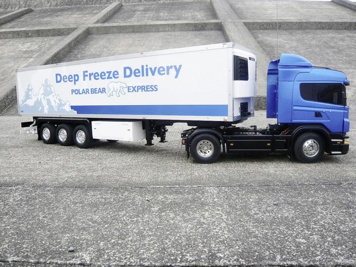 Actual product image Tamiya Refrigerated trailer (Kit)