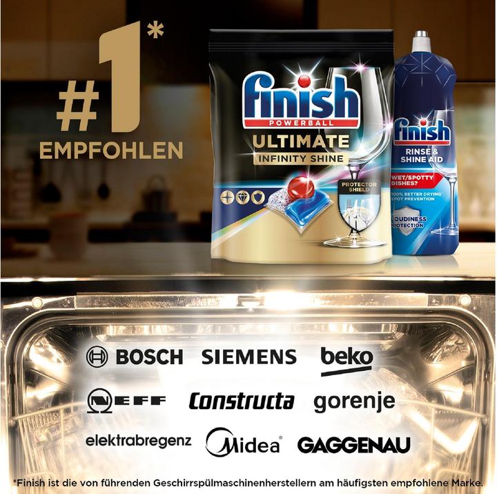 Actual product image Finish Ultimate Infinity Shine DUO (Tabs, 160 Washing cycles)