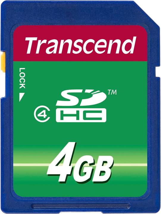 Transcend SDHC Standard Card (4 GB, SDHC)