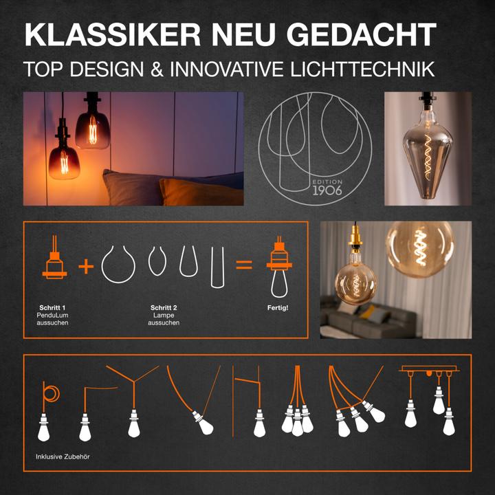 Actual product image Osram Vintage 1906 LED DIM 33 4.8 W/2200 K E27 (E27, 4.80 W, 360 lm, 1 x, G)