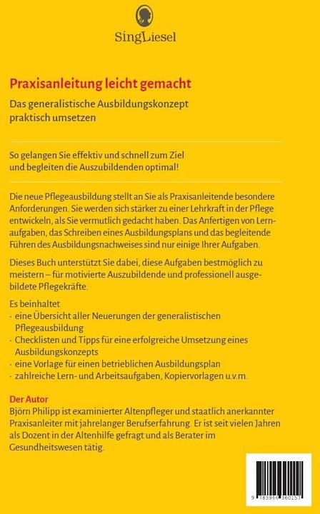 Produktbild Praxisanleitung leicht gemacht (Deutsch, Björn Philipp, 2022)