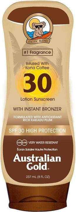 Image du produit Australian Gold Lotion avec agent bronzant (Lotion solaire, SPF 30, 237 ml)