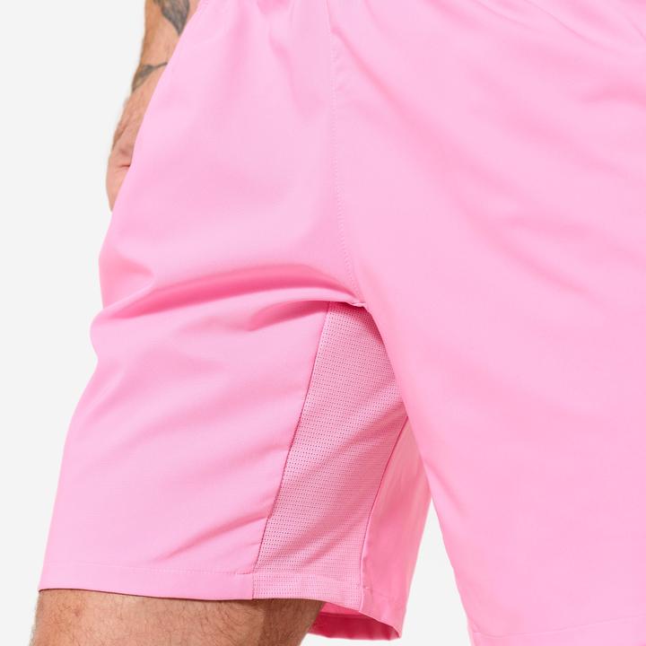 Domyos Shorts Reissverschlusstaschen - rosa