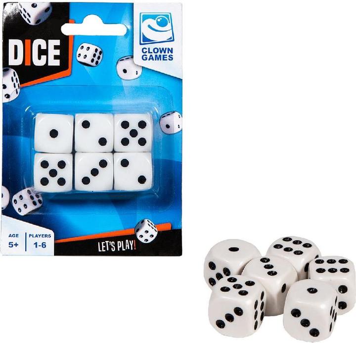 Immagine prodotto NoName Set 6 dadi 1,6x1,6cm