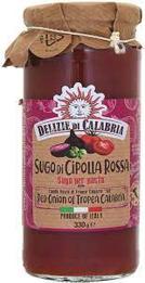 Delizie di Calabria Sugo Cipolla Rossa - italienische Tomatensauce mit roten Zwiebeln aus Kalabrien (330 g)