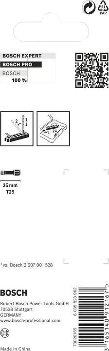 Productafbeelding Bosch Zubehör Torx 25 Impact Control schroevendraaier bitpakket. 8-delig.25 mm (Zeskantbus TX M25)