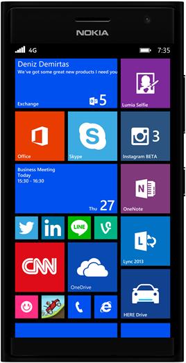 Produktbild Nokia Lumia 730 (8 GB, Dark Grey, 4.70", Dual SIM, 6.70 Mpx, 3G)