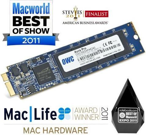 Produktbild OWC Aura Pro 6G - 250 GB - M.2 - 530 MB/s - 6 Gbit/s (250 GB, M.2 22110)