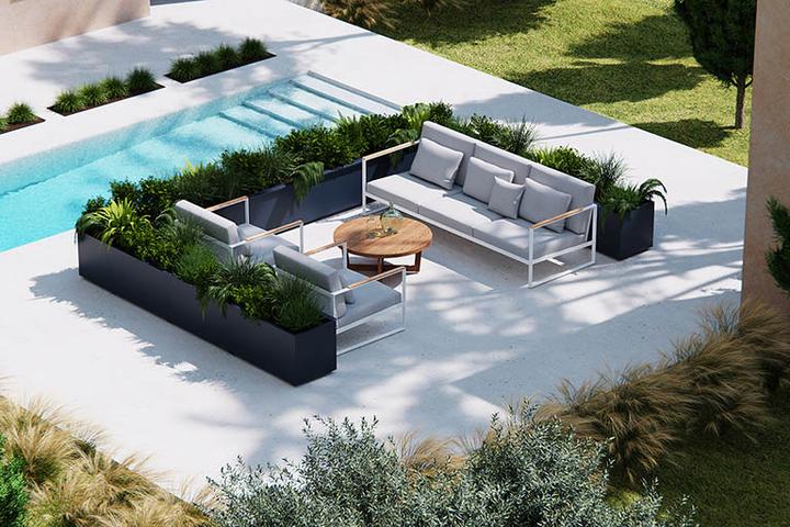 Image du produit Herstera Metal Planter