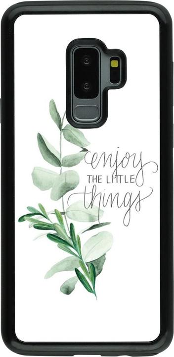 Actual product image PhoneLook Coque Hybrid Armor noir Enjoy the little things (Samsung Galaxy S9+)