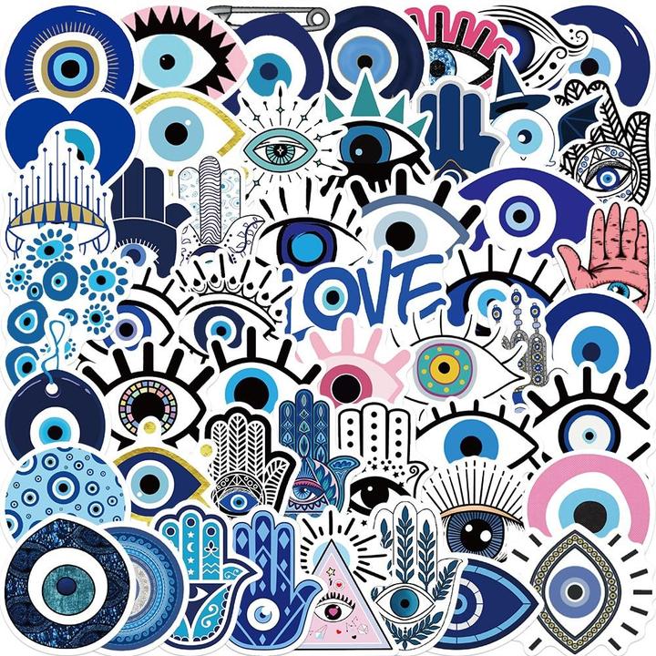 Image du produit JTI Autocollants - yeux cools - 50 pcs
