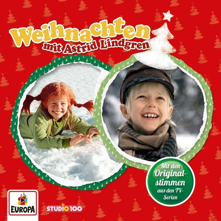 Actual product image Christmas with Pippi Longstocking (Astrid Lindgren, German)