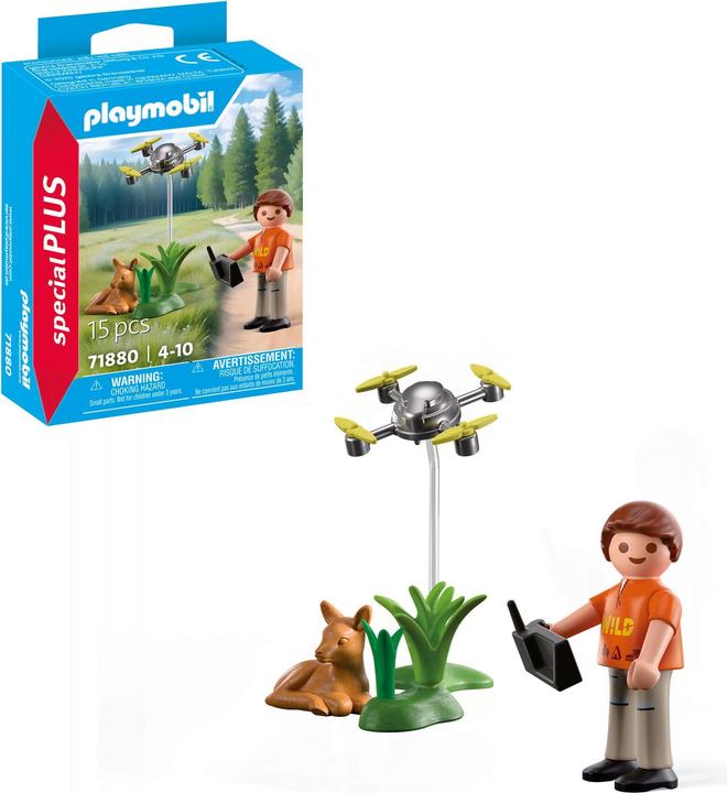 Produktbild Playmobil 71880 Rehkitz-Rettung mit Drohne (71880, Playmobil Special Plus)
