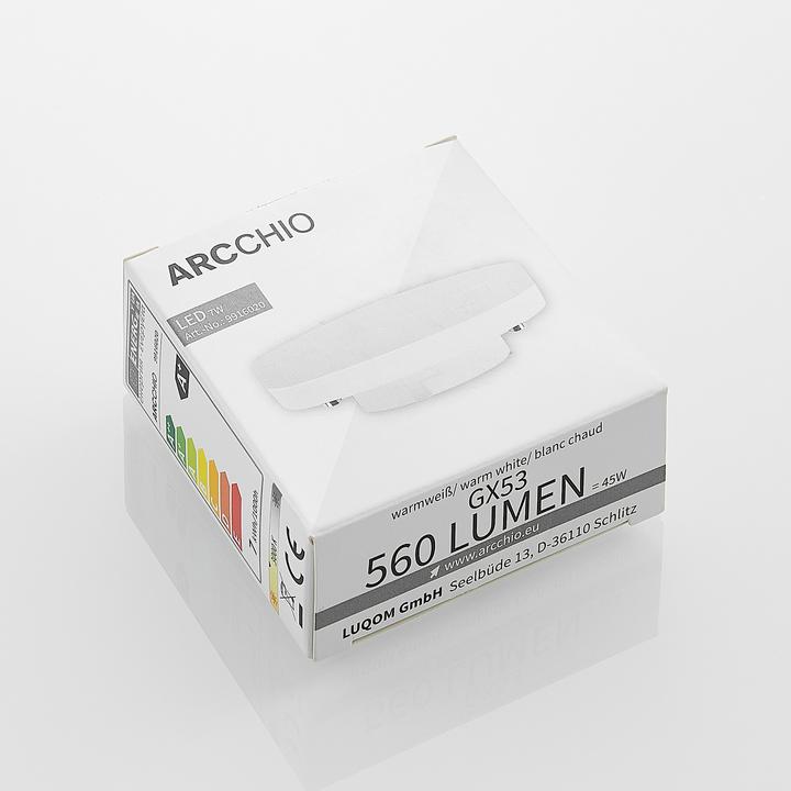Produktbild Arcchio Gx53 (GX53, 6 W, 560 lm, 1 x, F)