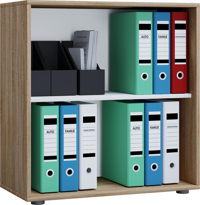 Produktbild VCM Holz Büroschrank Aktenregal Lona 2 Fächer (70 x 40 x 74 cm)