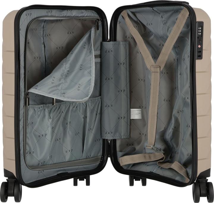 Immagine prodotto D&N Travel Line 4100 4 Rollen Kabinentrolley S 54 cm (33 l, Bagaglio a mano (fino a 50 litri))