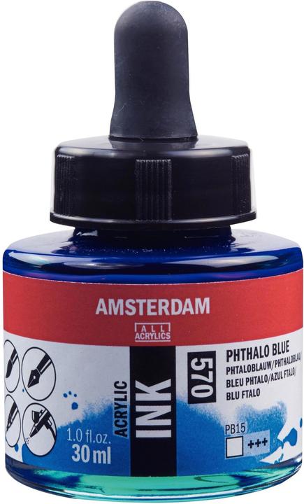 Bleu phtalmologique