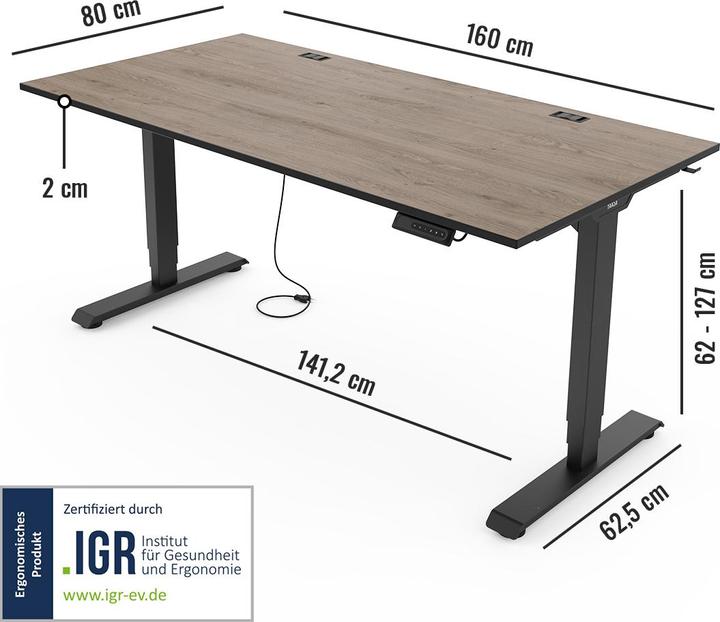 Produktbild Yaasa Desk Essential (160 x 80 cm)