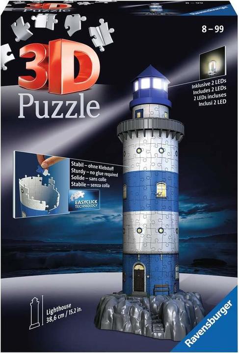 Produktbild Ravensburger Leuchtturm bei Nacht (216 Teile)
