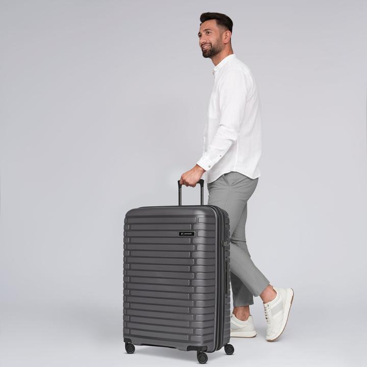 Actual product image Pactastic Collection 04 THE LARGE + 4-wheel trolley L 75 cm with stretch fold (109 l, L (90 - 115l))