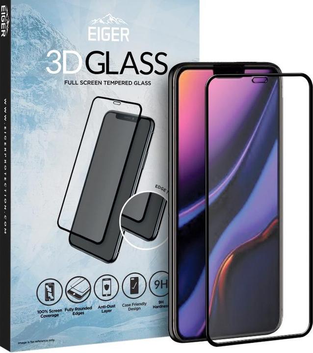 Immagine prodotto Eiger Mountain Glass Clear Edge (1 Pezzo/i, Apple iPhone 11, Apple iPhone XR)