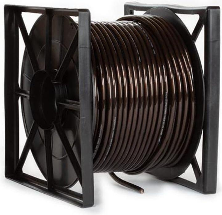 Produktbild Cables STROMKABEL - TRANSPARENT SCHWARZ - 100 m (Kabelbinder)