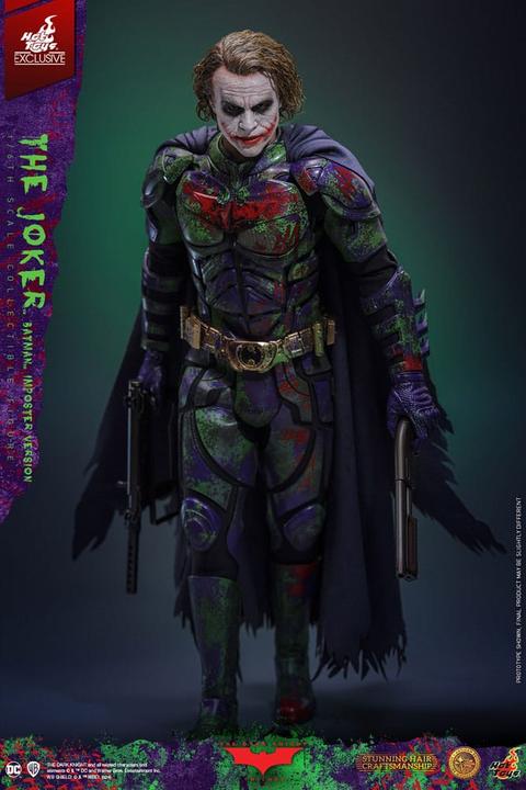 Actual product image Hot Toys The Dark Knight "The Joker - Batman Imposter Version" Exclusive Artisan Edition 1/6 Action Figure