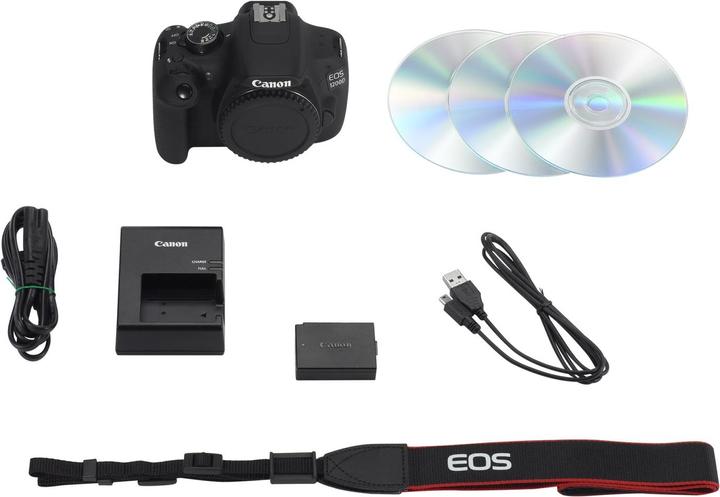 Immagine prodotto Canon EOS 1200D, reflex digitale, 18MP, FullHD, Corpo (APS-C / DX)