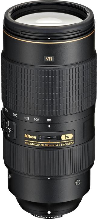 Image du produit Nikon AF-S Nikkor 80-400mm f/4.5-5.6 G ED VR (Nikon F, Plein format)
