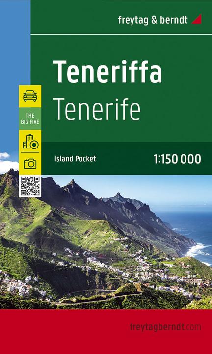 Produktbild Teneriffa, Strassenkarte 1:150.000, frey