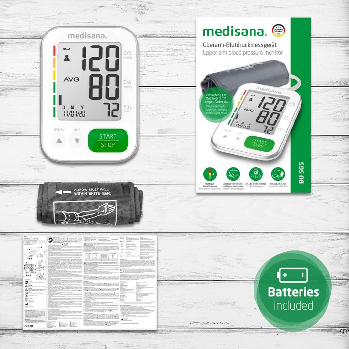 Actual product image Medisana BU 565 (Blood pressure monitor upper arm)