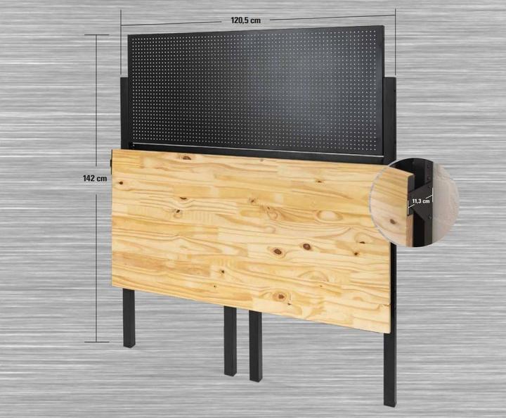Image du produit CarTech Établi rétractable (120 cm, 64 cm)