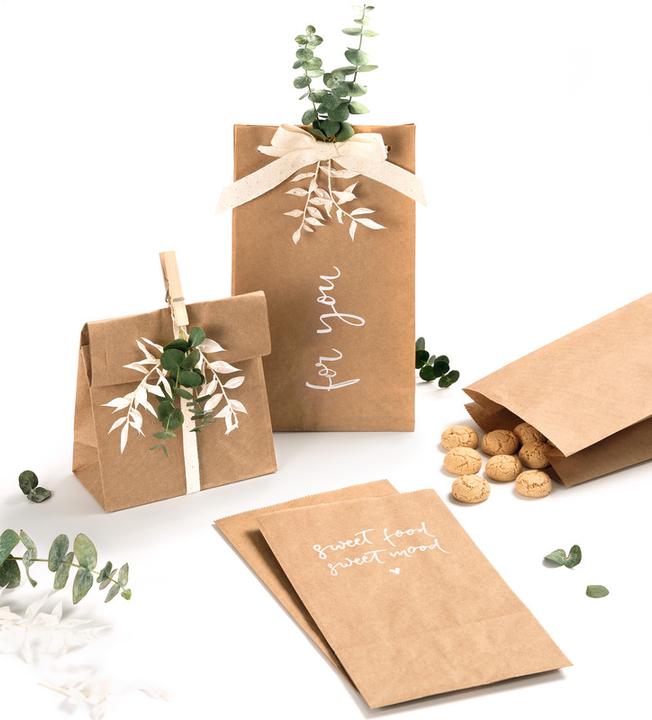 Produktbild Folia Blockbodenbeutel Nature (Geschenktüte, 15 x)