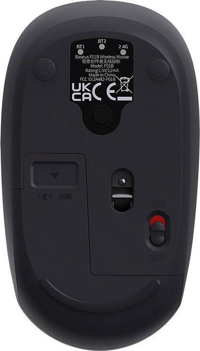 Actual product image Baseus Wireless mouse F01A 2.4G 1600DPI (frosted grey) (Wireless)