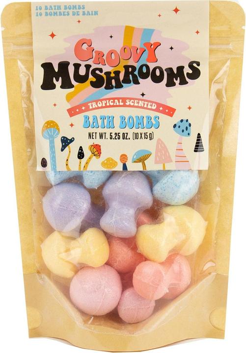 Gift Republic Sprudelnde Badebomben Groovy Mushrooms (Badekugeln)